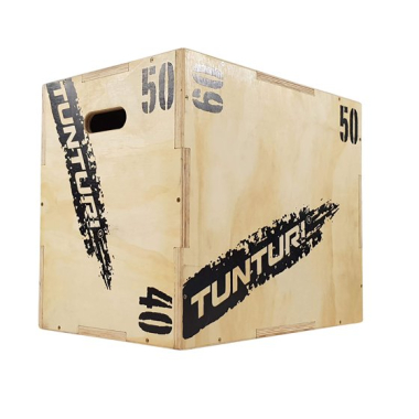 Treniruoklių dėžutė Tunturi PLYO dėžė, 40/50/60 cm