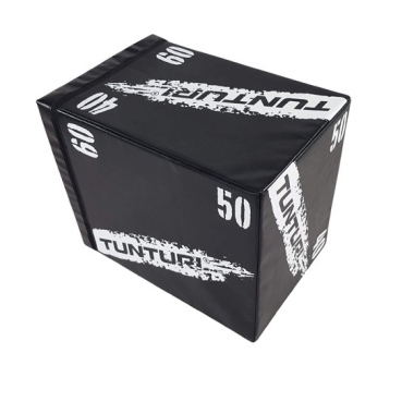 Treniruoklių dėžutė Tunturi PLYO Box Soft, 40/50/60 cm