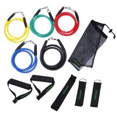 Pasipriešinimo gumų rinkinys Tunturi Exercise Multifunction Resistance 