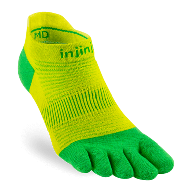 Bėgimo kojinės injinji RUN LIGHTWEIGHT NO-SHOW dobilas
