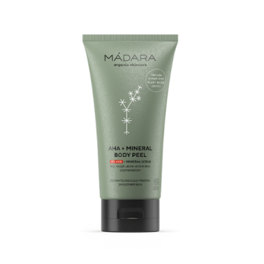 AHA+Mineral kūno pilingas 175ml, Madara