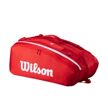 Teniso krepšys WILSON SUPER TOUR Raudona 15PK