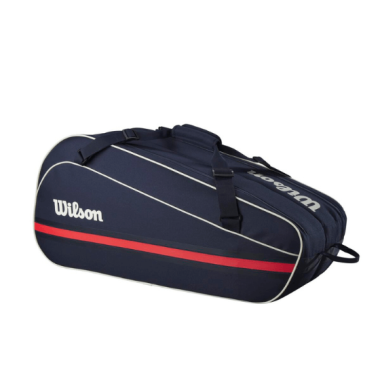Teniso krepšys WILSON TEAM 6PK Tamsiai mėlyna