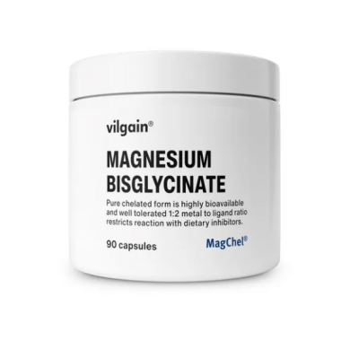 Vilgain Magnio Bisglicinatas, 90 kapsulių