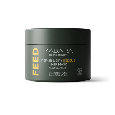 FEED Repair & Dry Rescue maitinamoji plaukų kaukė 180ml, Madara