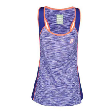 Sportiniai marškinėliai SPACE DYE RACER VEST TOP, moterims Prince