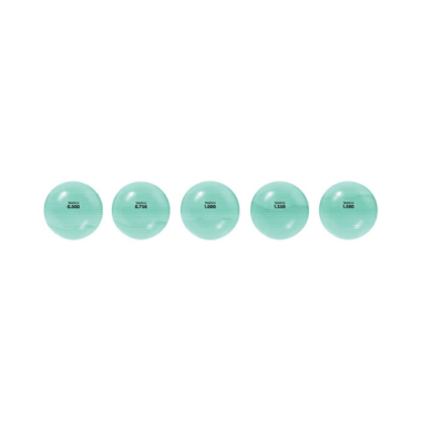 Gimnastikos kamuolys pripildytas Fluiball Reax Žalias 16cm
