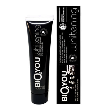 Natūrali dantų pasta su Activated Charcoal Bio2you, 100 ml