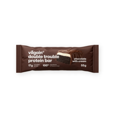 Double Trouble baltyminis batonėlis, 9 skoniai VILGAIN