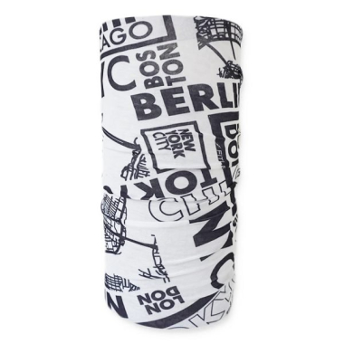 Daugiafunkcinė skarelė Multi Scarf 6 Major BLK Print Fitletic