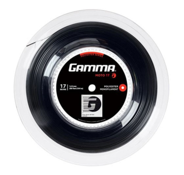 STYGOS TENISO RAKETEI Gamma Moto 17 (1,24 mm), 100 m