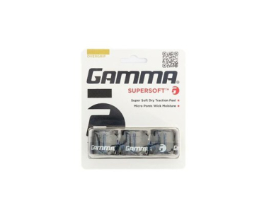 TENISO RAKETĖS APVIJA GAMMA SUPER SOFT 3 VNT. BLACK