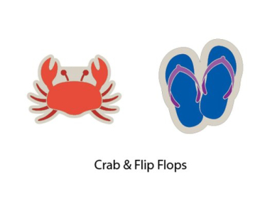 Vibracijos slopintuvas CRAB/FLIP , 2 vnt.