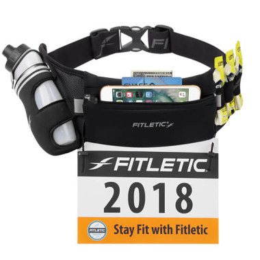Bėgimo diržo krepšelis su starto numerio tvirtinimu Fitletic Fully Loaded