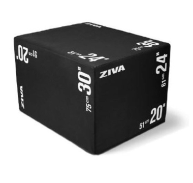 Treniruoklių dėžutė Zacha SL MINKŠTO PLYO DĖŽUTĖ 3 IN 1 su PU putomis, 51/61/75 cm