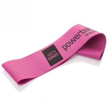 Pasipriešinimo guma Powerbands MINI, rožinė (vidutinė) Let’s Band