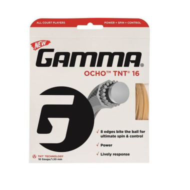 STYGOS TENISO RAKETEI Gamma Ocho TNT ² 16 (1,30 mm) 12,2m