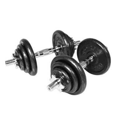 Reguliuojamas hantelių rinkinys PROIRON, 20 kg (2 x 10 kg)