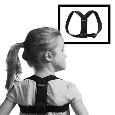 Laikysenos korektorius vaikams (baltas/juodas/rožinis) Swedish Posture KIDS
