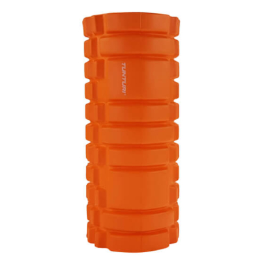 Jogos masažinis volelis YOGA FOAM GRID ROLLER, 33 cm, oranžinis Tunturi