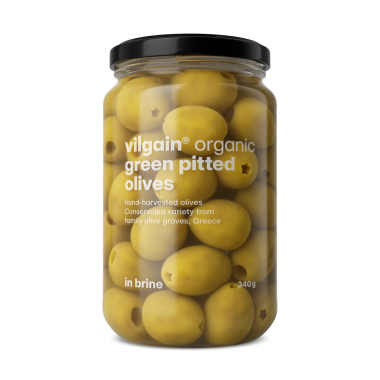 Ekologiškos alyvuogės be kauliukų, 340 g, Vilgain