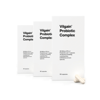 Vilgain Probiotikų Kompleksas (60 kapsulės)