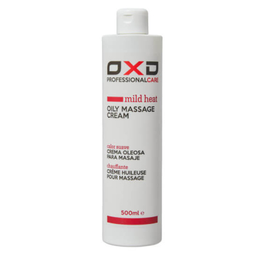 Masažinis kremas su karščio efektu OXD riebus masažo kremas neutralus, 500 ml