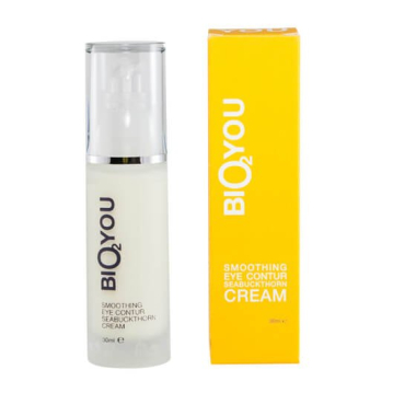 Natūralus Smoothing Eye Contour Seabuckthorn kremas Bio2you, 30 ml