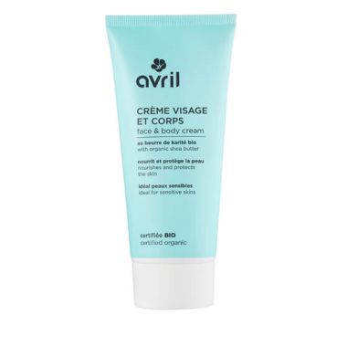 VEIDO IR KŪNO KREMAS AVRIL, ORGANINĖ KOSMETIKA, 200 ML