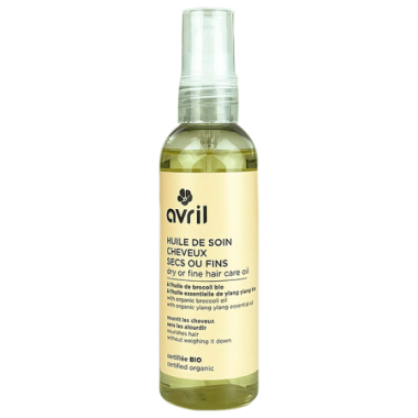 Plaukų aliejus AVRIL, 100 ml, sertifikuotas organinis