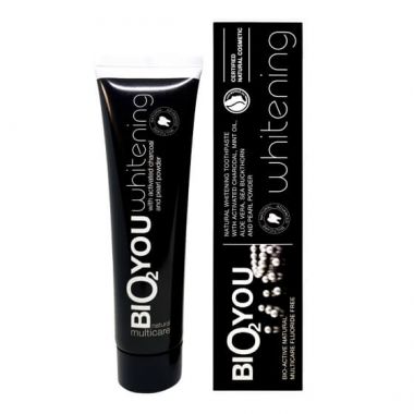 Natūrali dantų pasta su Activated Charcoal Bio2you, 100 ml
