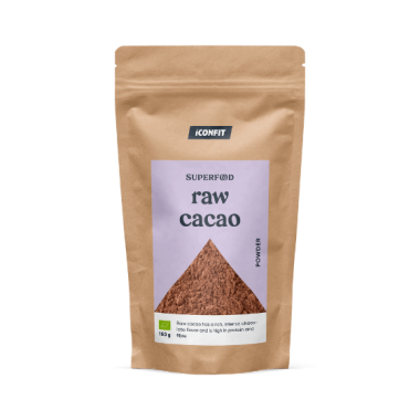 Ekologiškas neapdorotas kakavos milteliai, 150g, ICONFIT