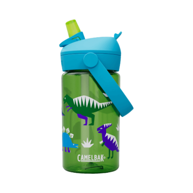 Buteliukas Thrive Flip Straw Kids Hip Dinos 0.4L Camelbak