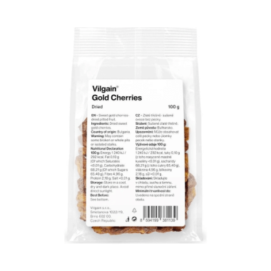 Vyšnios auksinės džiovintos 100g Vilgain
