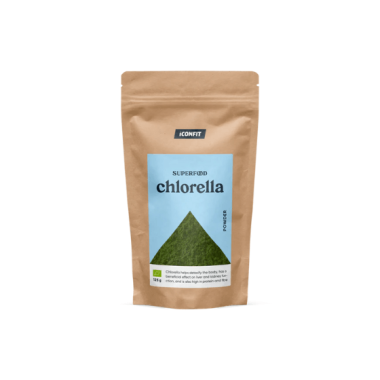Ekologiškos chlorelės milteliai, 125g, ICONFIT