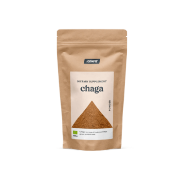 Organinis Čaga milteliai, 100g, ICONFIT