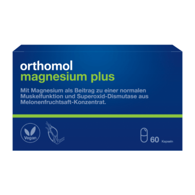 MAISTO PAPILDAS Orthomol ® Magnesium Plus (su melionų ekstraktu)