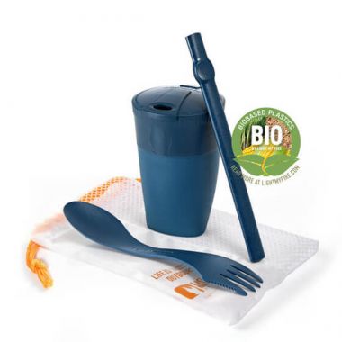 Žygių rinkinys ReKit BIO Cup, Spork, Šiaudai