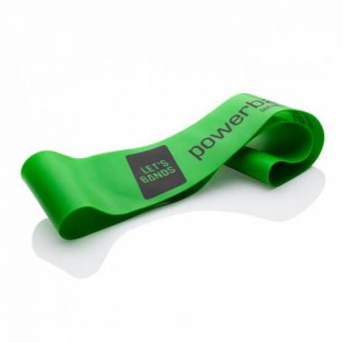PASIPRIEŠINIMO GUMA LET'S BANDS POWERBANDS MINI GREEN