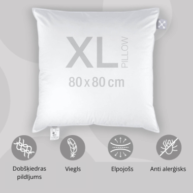 PAGALVĖS UŽVALKALAS SMARTSLEEP BASIC 80x80 cm