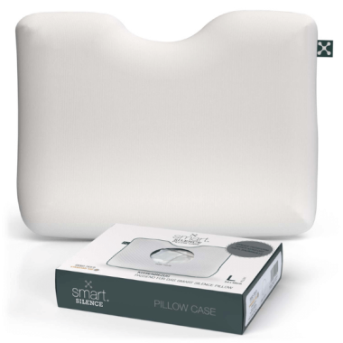 PAGALVĖS UŽVALKALAS SMARTSLEEP SILENCE, BALTAS 