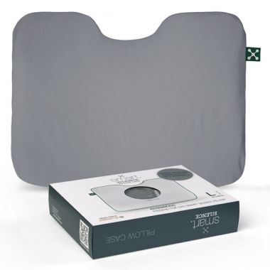 PAGALVĖS UŽVALKALAS SMARTSLEEP SILENCE, PILKAS 