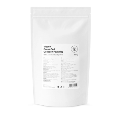 Kolageno milteliai Vilgain žole maitinamas hidrolizuotas kolagenas, 300 g