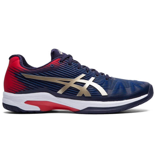 Avalynė tenisui ASICS SPRENDIMAS GREITIS FF vyrams, tamsiai mėlyna/raudona