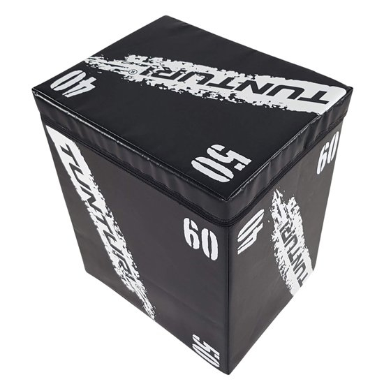 Treniruoklių dėžutė Tunturi PLYO Box Soft, 40/50/60 cm
