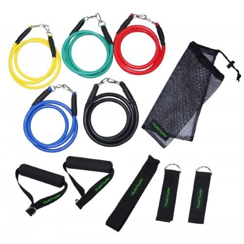 Pasipriešinimo gumų rinkinys Tunturi Exercise Multifunction Resistance 