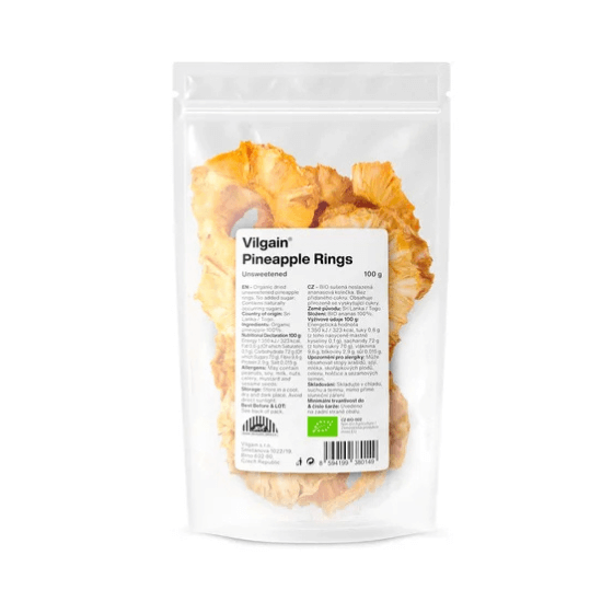 Vilgain Ananasų Žiedai, 100 g