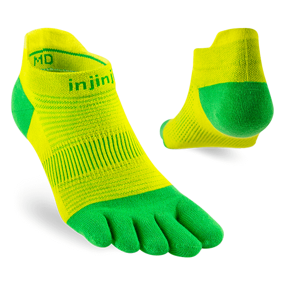 Bėgimo kojinės injinji RUN LIGHTWEIGHT NO-SHOW dobilas