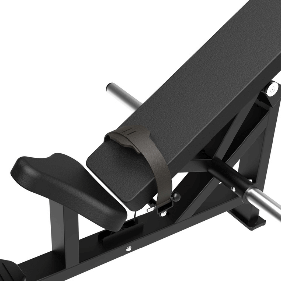 Klubų kėlimo treniruoklis "Hip Thrust" su svorių bloku TUNTURI Platinum V-serijos