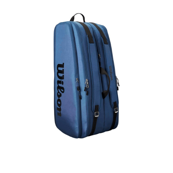 Teniso krepšys WILSON TOUR 12 PK Juoda/Mėlyna